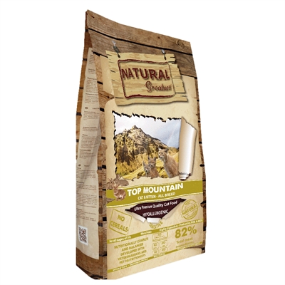 Natural Greatness Top Mountain Alle leeftijden konijn zalm kattenvoer droog 2 kg