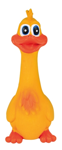 TRIXIE Hondenspeelgoed | Latex Eend met polyestervlies vulling - 20 cm