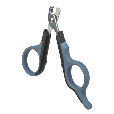 TRIXIE Nagelschaar voor kleine dieren RVS, slipvaste rubberhandgreep - Zwart - 8 cm