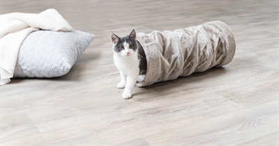 TRIXIE SPEELTUNNEL PLUCHE GRIJS