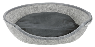 TRIXIE Katteniglo RELAX IGLO LUNA Vormvast, isolerend & opbergbaar (ritssluiting) - Lichtgrijs - 44x38x26 cm