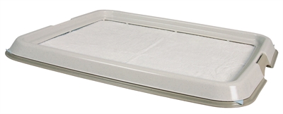 TRIXIE Puppytoilet Puppy Loo Klem-frame voor puppypads, anti-slip voetjes - Beige/creme - 65x55 cm