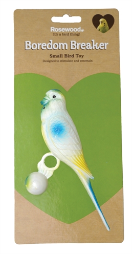 ROSEWOOD Boredom Breaker Parkiet Ware Grootte Imitatie met ring & belletje - Multicolor - 17,5x9x5 cm