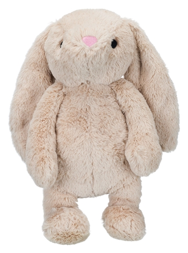 TRIXIE Pluche Konijn knuffel met piepgeluid, zacht hondenspeelgoed - 38 cm