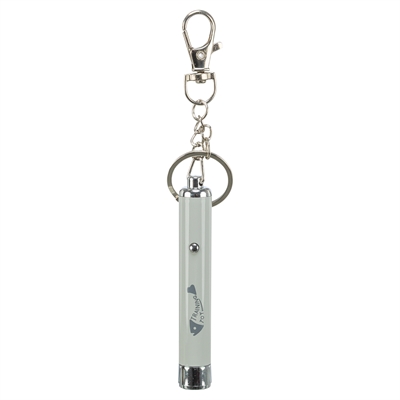 TRIXIE LED-pointer laserspeelgoed Catch The Light Vis-LED, min. 100 uur, stevig aluminium/kunststof - Zilver - 8 cm