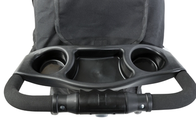 TRIXIE Hondenbuggy Compact licht en inklapbaar, ventilerend, 11 kg draaggewicht - Zwart - 80x47x100 cm
