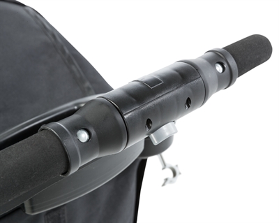 TRIXIE Hondenbuggy Compact licht en inklapbaar, ventilerend, 11 kg draaggewicht - Zwart - 80x47x100 cm