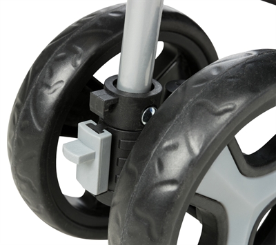 TRIXIE Hondenbuggy Compact licht en inklapbaar, ventilerend, 11 kg draaggewicht - Zwart - 80x47x100 cm
