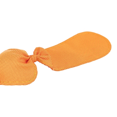 TRIXIE Hondenspeelgoed Eend Drijvend Met Geluid, Platte Vorm, Goed Zichtbaar - Oranje - 50 cm