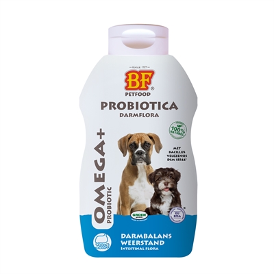 BF PETFOOD Voedingssupplement OMEGA+ PROBIOTIC Darmbalans & Probiotica, Omega-3/6 - 500 ml