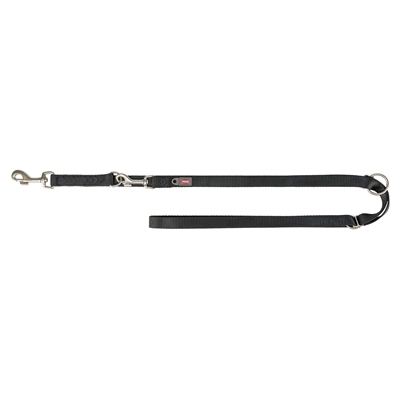 TRIXIE HONDENRIEM PREMIUM VERSTELBAAR NYLON ZWART