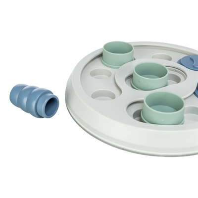 TRIXIE Intelligentiespel Flip & Fun Bordspel voor hond Schuifdeksels, Kegel (instelbare moeilijkheid), Antislip - Multikleur - 23x23 cm