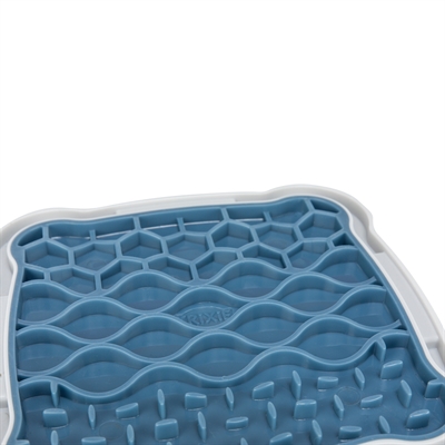 TRIXIE Lick'n'Snack plaat TPR/Plastic Kalmerend likspel, vriezerbestendig, slipvaste hoeken - 20x20 cm