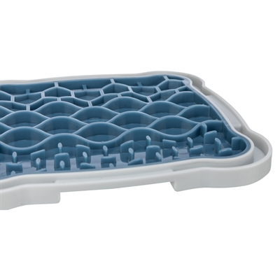 TRIXIE Lick'n'Snack plaat TPR/Plastic Kalmerend likspel, vriezerbestendig, slipvaste hoeken - 20x20 cm