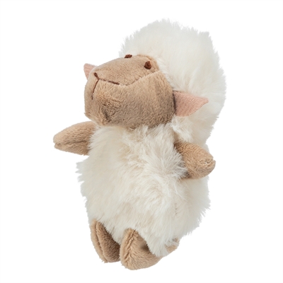TRIXIE Kattenspeeltje Schaap Pluche met Kattenkruid - Wit - 10 cm