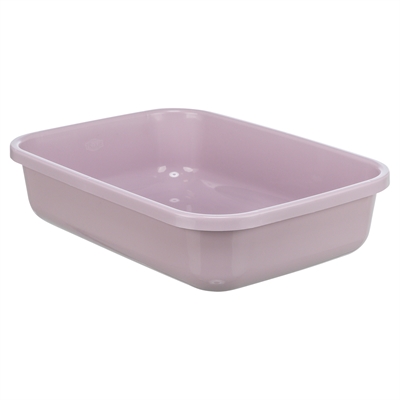 TRIXIE Kattenbak Kitty Zonder kap, lage instap voor kittens - Assorti (grijs/mint/lila) - 37x27x9 cm