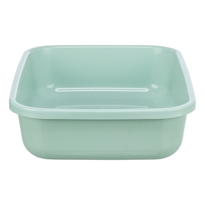 TRIXIE Kattenbak Kitty Zonder kap, lage instap voor kittens - Assorti (grijs/mint/lila) - 37x27x9 cm