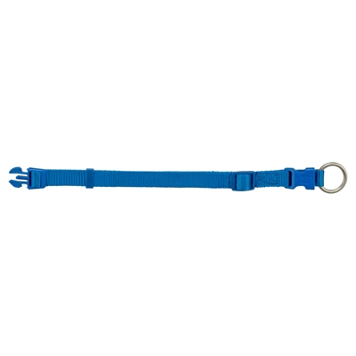 TRIXIE Halsband Hond Premium Royal verstelbaar, kliksluiting, nylon - Blauw - 35-55x2 cm