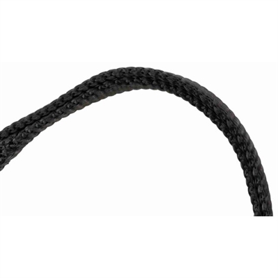 TRIXIE Halsband Premium traploos verstelbaar met kliksluiting - Zwart - 40-65x2,5 cm