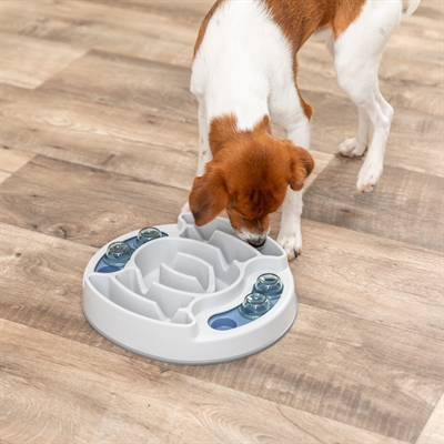 TRIXIE Dog Activity Slide & Feed Intelligentiespel voorkomt schrokken antislip - Kunststof - 30x27 cm