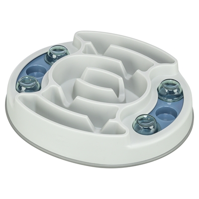 TRIXIE Dog Activity Slide & Feed Intelligentiespel voorkomt schrokken antislip - Kunststof - 30x27 cm