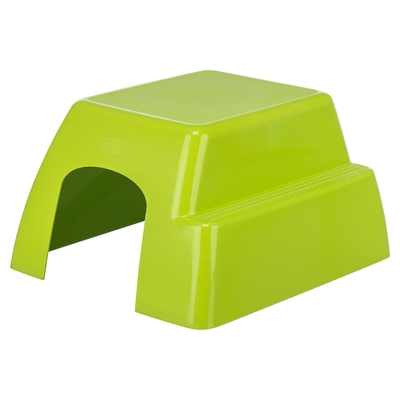 TRIXIE Knaagdierhuis Cavia Kunststof speels model met afgeronde ingang - Assorti - 26x23x15 cm