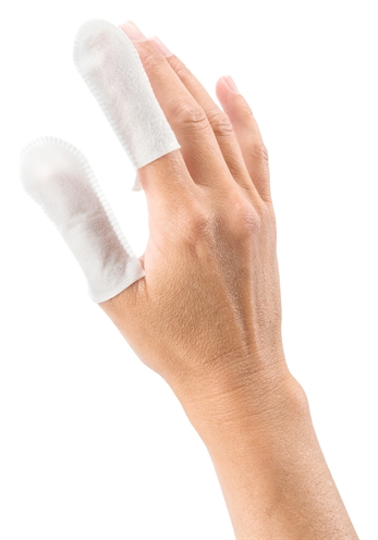 TRIXIE Vingerpads Dentalcare met muntlotion, gebruiksklaar voor kleine huisdieren - 50 st