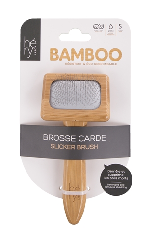 Hery Labo Brosse douce en bambou S chien