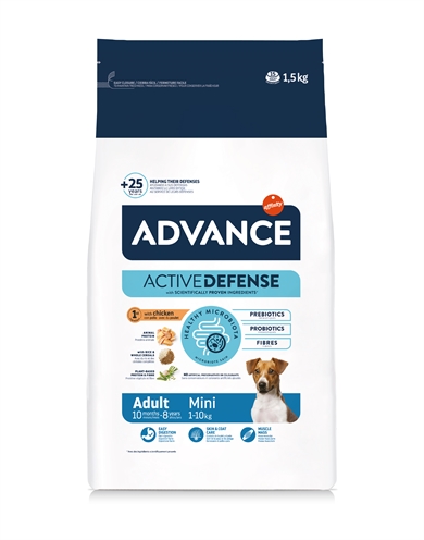 Advance Mini Adult Kip hondenvoer droog 1,5 kg