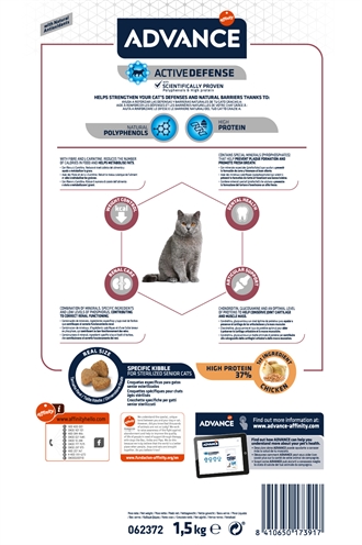 Advance Cat Sterilized Sensitive Senior 10+ Katzenfutter