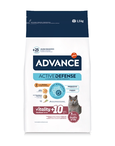 Advance Sterilized Sensitive Senior dieetvoer kat