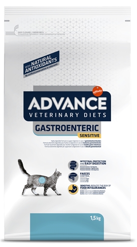 ADVANCE VETERINARY DIET CAT GASTROENTERIC SPIJSVERTERING SENSITIVE
