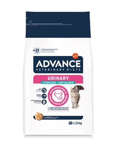 ADVANCE VETERINARY DIET CAT URINARY STERILIZED MOINS DE CALORIES