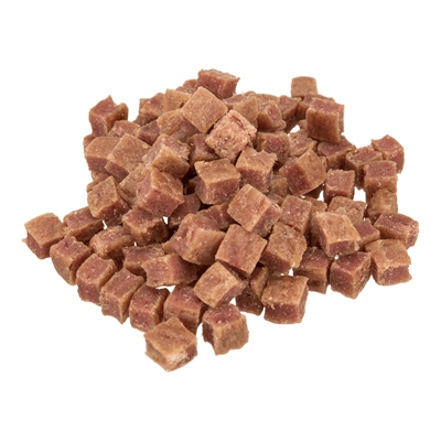 TRIXIE Premio Vlees Minis Beloningssnoepjes Extra klein, 4 smaken (kip/eend/rund/lam), glutenvrij - 4x100 g