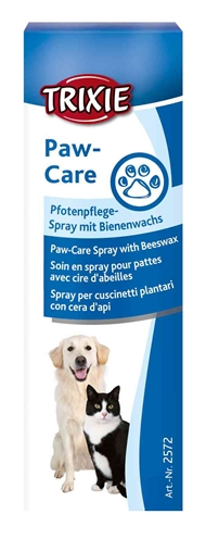 TRIXIE Pootverzorgingsspray - Bijenwas & aloë vera, watervaste beschermlaag tegen ijs, zout en ruw terrein - 50 ml