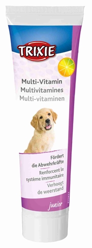 TRIXIE Multi‑vitamine pasta Puppy Rijk aan vitaminen, verhoogt natuurlijke weerstand en vitaliteit - 100 g