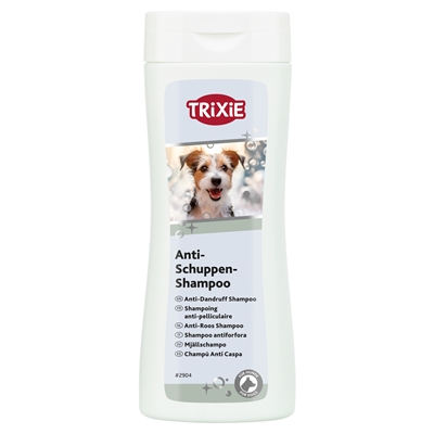 TRIXIE Shampoo Anti-Roos voor honden - bestrijdt roos en huidschilfers, voedend en kalmerend - 250 ml