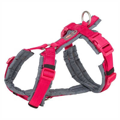 TRIXIE HONDENTUIG PREMIUM TREKKING FUCHSIA / GRIJS