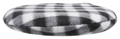 TRIXIE Warmtekussen voor magnetron 8 uur warmte - Afneembare wasbare fleecehoes - Zwart-wit geruit - 26 cm