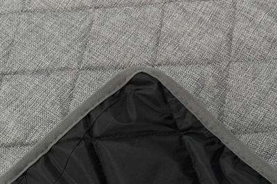 TRIXIE Sofa Mand Nero hondenbed & meubelbeschermer met rug- en zijleuningen, afneembare hoes - Grijs - 70x90 cm