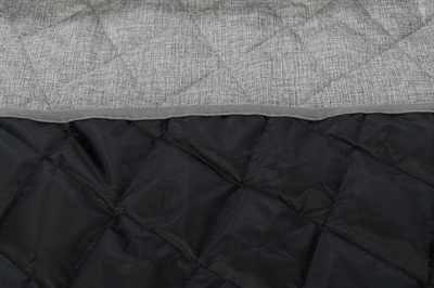 TRIXIE Sofa Mand Nero hondenbed & meubelbeschermer met rug- en zijleuningen, afneembare hoes - Grijs - 70x90 cm