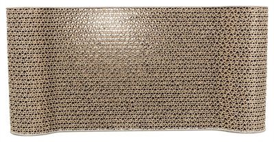 TRIXIE Krabplank Junior karton met catnip, beschermt meubels - lichtgrijs - 38x18x6 cm