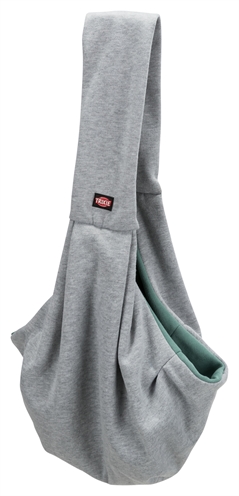 TRIXIE JUNIOR HONDENTAS BUIKDRAGER LICHTGRIJS / MINTGROEN