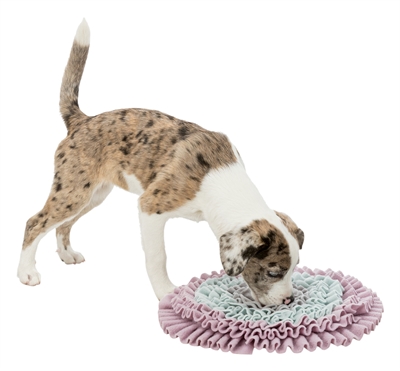 TRIXIE JUNIOR SNUFFELMAT ZACHT ROZE / MINTGROEN / GRIJS