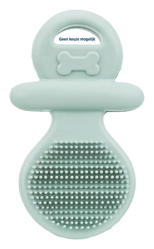 TRIXIE Fopspeen Junior kauwspeelgoed natuurrubber tandvleesmassage - Assorti - 9 cm