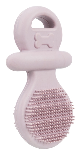 TRIXIE Fopspeen Junior kauwspeelgoed natuurrubber tandvleesmassage - Assorti - 9 cm
