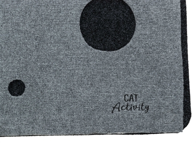 TRIXIE Kattenspeelkleed Cat Activity Adventure Carpet Verstelbaar met verstopplaatsen en slipvaste onderkant - Grijs - 99x99 cm