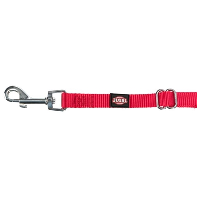 TRIXIE Kattentuig Voor in de Auto Klikbare veiligheidsgordel traploos verstelbaar verstelbare nek- & buikgordel - Rood - 20-50x1,5 cm