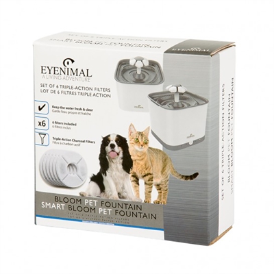 EYENIMAL Filters voor Bloom en Smart Bloom drinkfontein - Navulling 6 st