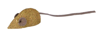 TRIXIE Catnip Muizen - volledig van catnip, leren oortjes & staart - Naturel - 5 cm/2 st